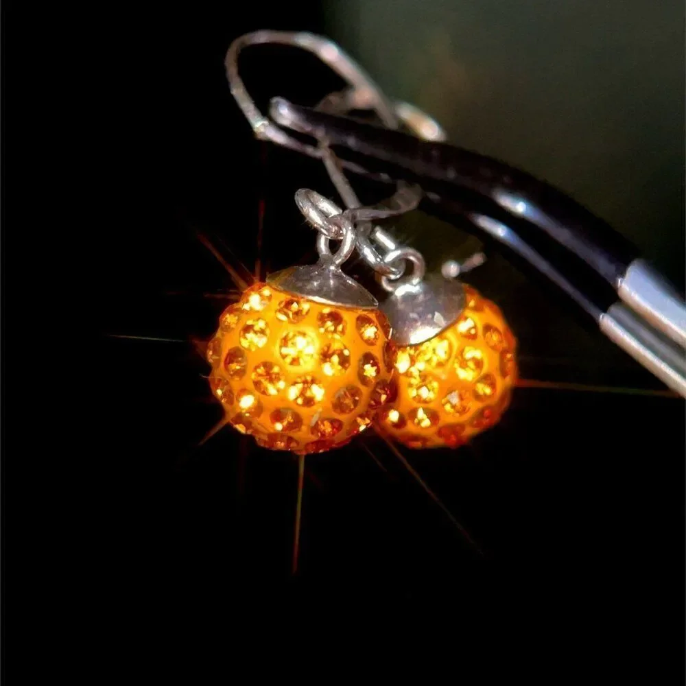 Disco‎ Ball Dangle Earrings